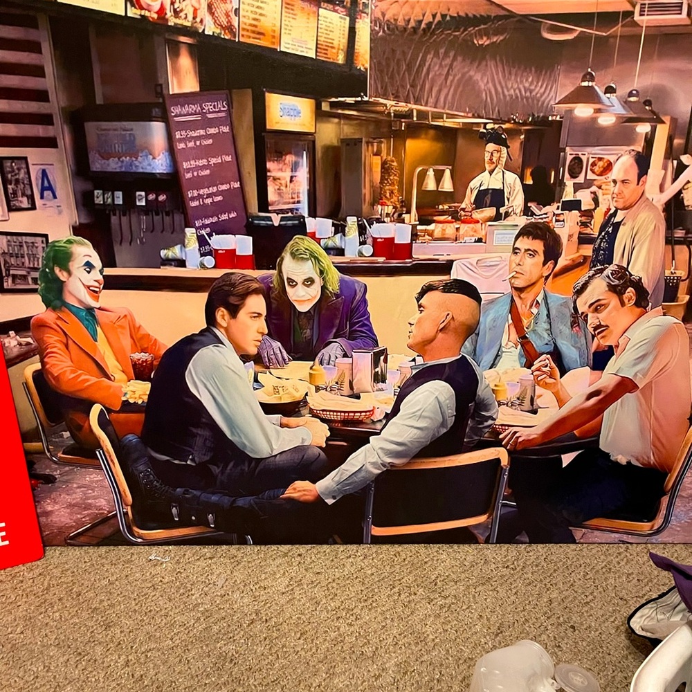 Custom painting on canvas ready to hang 36x52.